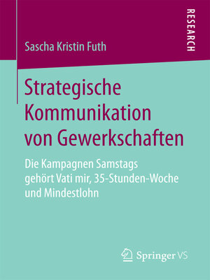 cover image of Strategische Kommunikation von Gewerkschaften